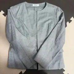 ノーカラージャケット　春夏　ノーリーズのサムネイル