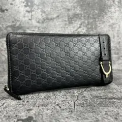GUCCI マイクロGG グッチシマ ニース ラウンドファスナー 長財布