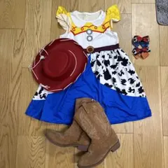 カウガール風 コスチュームセット 130サイズジェシー風ハロウィン
