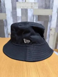NEW ERA ブラック バケットハット MEDIUM/LARGE