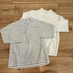 ユニクロ　ハイネック　カットソー　130