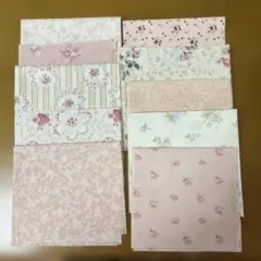 新品　yuwa 花柄カットクロス10枚セット