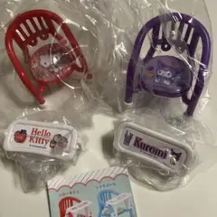 サンリオキャラクターズ minimini まめチェア ガチャ キティ＆クロミ