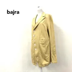 bajra デザインジャケット ハーフ丈 アシンメトリー マスタード y2k