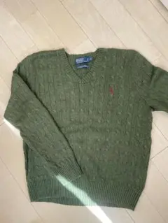 Polo by Ralph Lauren セーター オリーブグリーン