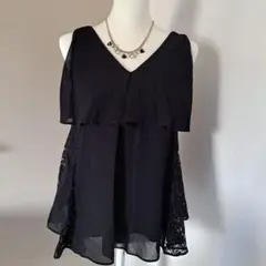 CECIL McBEE レース ノースリーブ トップス