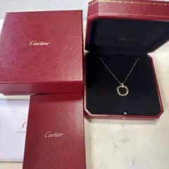 き*か様 カルティエ トリニティネックレス 2連チェーンネックレス