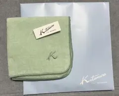 Kitamura ハンカチ ライトグリーン K刺繍のサムネイル