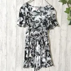 美品✨Pin Curl 花柄 カシュクール チュニック 38 日本製のサムネイル
