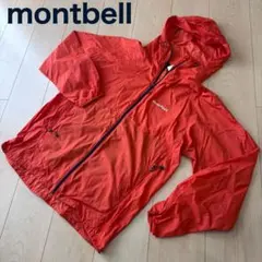 montbell モンベル　M フード付き マウンテンパーカー オレンジ