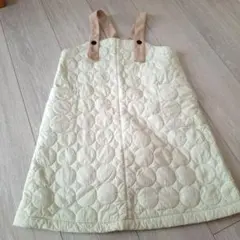 キルティング ジャンバーキッズスカート