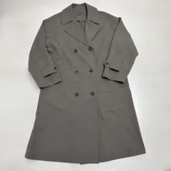 【美品】無印良品 カーキ 薄手トレンチコート　 M