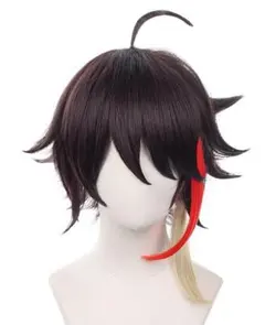 にじさんじ　三枝明那　風　コスプレ ウィッグ +ネット付き