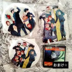 呪術廻戦☆MAPPA 五条悟 伏黒恵 バースデーデカ缶バッジ☆アクリル