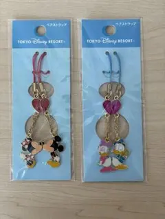 ディズニー　ペアストラップ