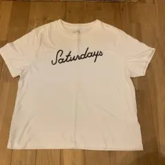 Saturdays NYC ロゴTシャツ（Mサイズ、白）