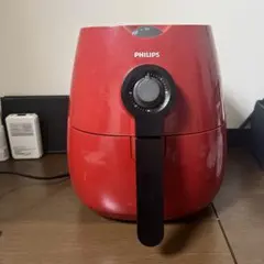 PHILIPS ノンフライヤー 本体 レッド
