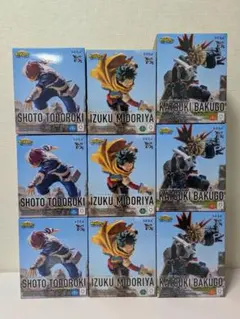 僕のヒーローアカデミア　フィギュア　 XrossLink　デク　爆豪　轟