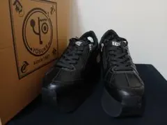 新品ヨースケYOSUKE 26cmメンズ厚底スニーカープラットフォーム黒地雷系
