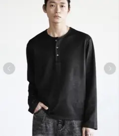 WYM REFINED WAFFLE HENLEY NECK Sサイズのサムネイル