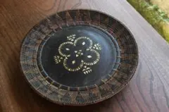清水焼 花器 陶器 楕円形 桔梗柄 - メルカリ