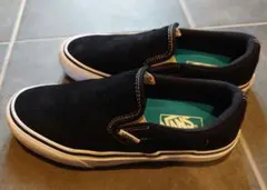 Vans スエード スリッポン 黒
