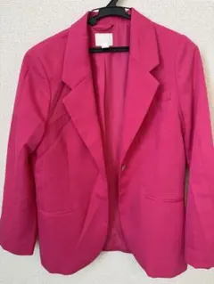 H&M テーラードジャケット ピンク EUR XS