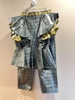 今期 ロイスクレヨン アイリスパンツ フラワーレースP-ネイビー-