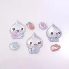 ボンボンドロップシール みるみるちゃん おすそわけ しずくちゃん