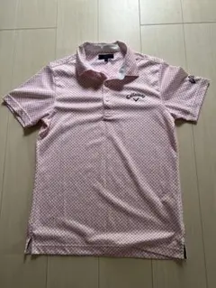Callaway ピンク 星柄 Mサイズ シャツ