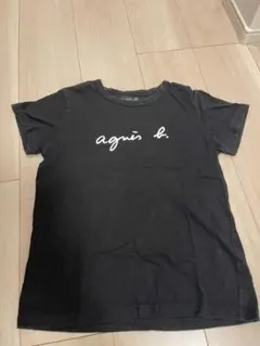 agnès b. ブラック Tシャツ T1