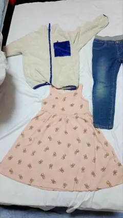 キッズ服セット120cm（ジャケット、ドレス、パンツ、シャツ、スカート）