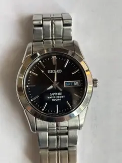 【サファイアガラス】SEIKO セイコー 腕時計 100M防水デイデイト黒文字盤