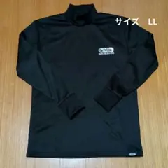 OUTDOOR　メンズ　タートルネック　黒　LL　裏起毛