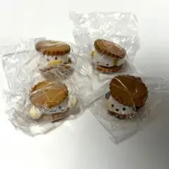 サンリオキャラクターズ ガチャ ふにゅっと スモア サンド 4個セット