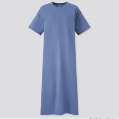 UNIQLO ロングワンピース(ブルー)