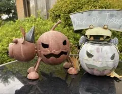 ハロウィン アイアン置物 2点セット