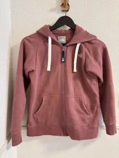 THE NORTH FACE】ロゴ刺繍 ジップアップパーカー 、ラベンダーS