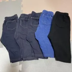 UNIQLO リラックスフィットレギンス　90サイズ　5点　まとめ売り