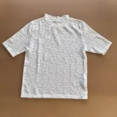 【LOWRYS FARM】花柄レース半袖トップス　Mサイズ