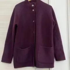 L.L.Bean レディース 100%ウール パープルジャケット M