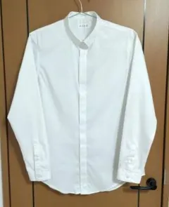 PLST　C/P ショートカラー ロングスリーブ シャツ　L　ホワイトのサムネイル