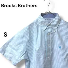 ブルックスブラザーズ 半袖 BDシャツREGENT ロゴ刺繍【S】