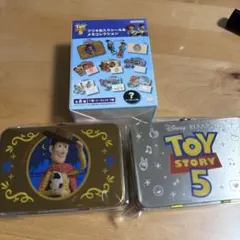 トイ・ストーリー5 ブリキ缶入りシール＆メモコレクション 2点セットのサムネイル