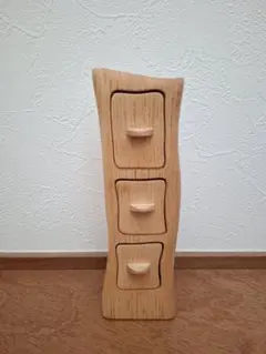 ドイツ民芸品　Staggwood 木製 3段 小物収納ジュエリーBOXインテリア