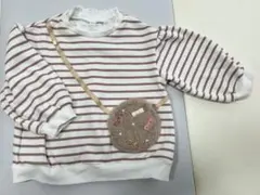 apres les cours ファーポケット付き裏起毛トレーナー