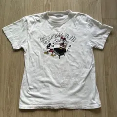 BEAMS Disney ミッキー＆ミニー Tシャツ ホワイト L