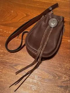 ラッキージョン⭐︎ディアスキンショルダーポーチ ラッキージョン⭐︎ディアスキンショルダーポーチ - メルカリ