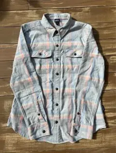 patagonia チェック柄フランネルシャツ S ORGANIC COTTON