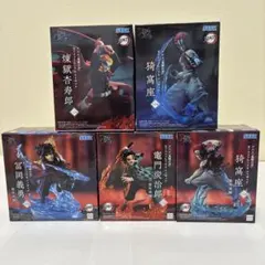 鬼滅の刃 フィギュア 5点 Xross Link 煉獄 猗窩座 炭治郎 義勇